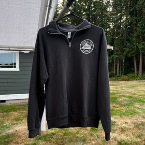 Cozy Gray Quarter Zip Sweatshirt